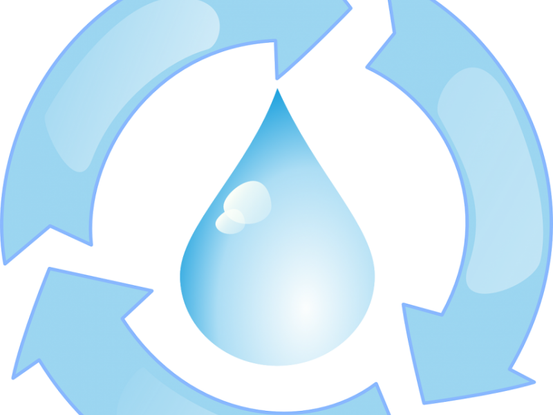 Recycled Water Station Opens In Scripps Ranch - Recycling Symbol Water Png Clipart (800x600), Png Download