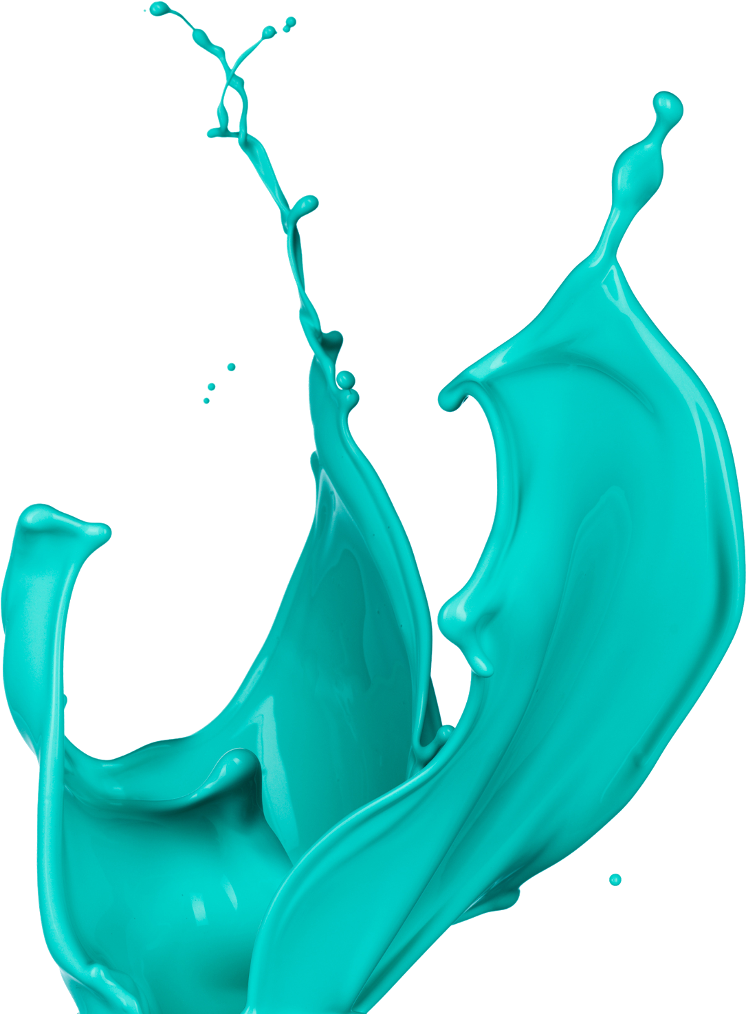 Blue Paint Google Pinterest - 3d Paint Splatter Png Clipart (1379x1600), Png Download