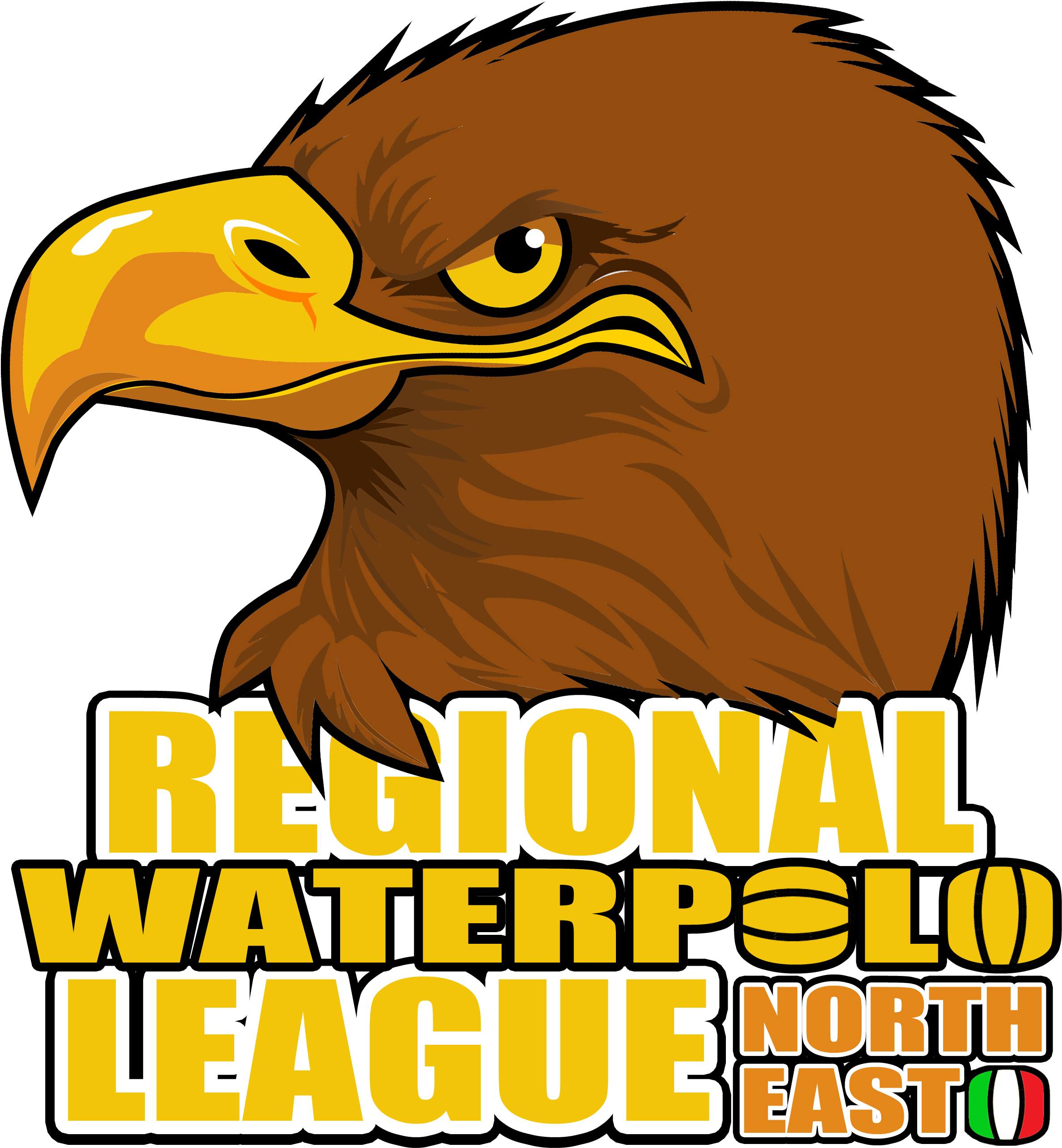 Regional League Ne - Water Polo Clipart (2484x2706), Png Download