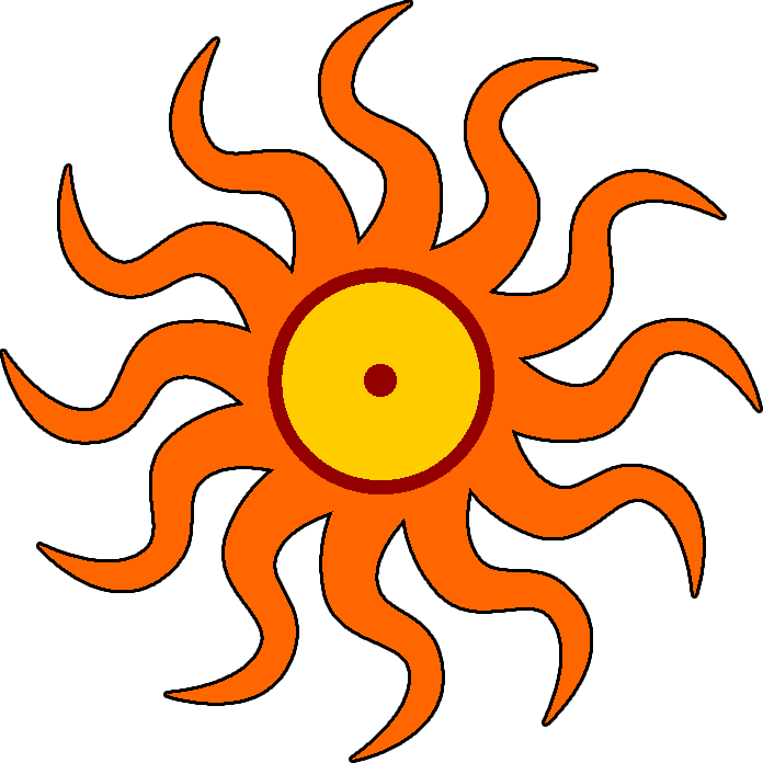 Sun1 - Surya Namaskār Clipart (696x696), Png Download