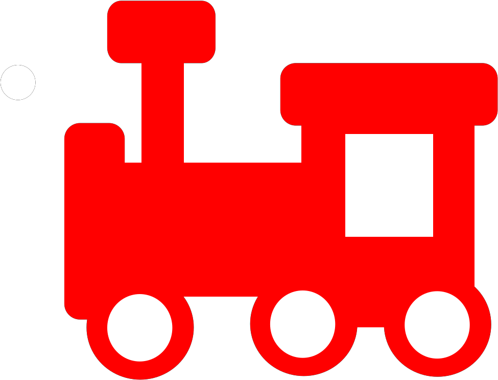 Train Clipart Free Download - Silueta De Un Tren - Png Download (1280x974), Png Download
