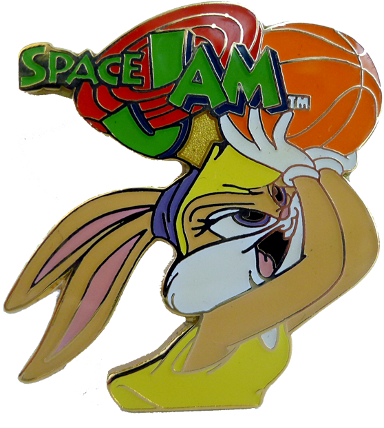 Vintage Space Jam Lola Bunny - Lola Bunny Space Jam Pin Clipart (842x750), Png Download