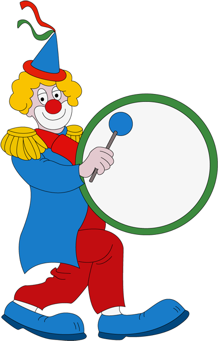 Während Des Jahres Sieht Jedes Kind Sie Nur Im Zirkus, - Clown Clipart (450x699), Png Download