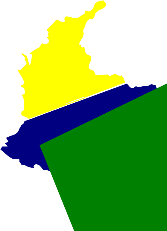 Mapa De Colombia Clip Art - Graphic Design - Png Download (566x800), Png Download