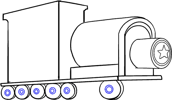 How To Draw Train - Drawing Clipart (678x600), Png Download