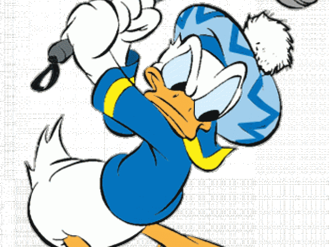 Golf Clipart Disney - Donald Duck Coloring Pages - Png Download (640x480), Png Download