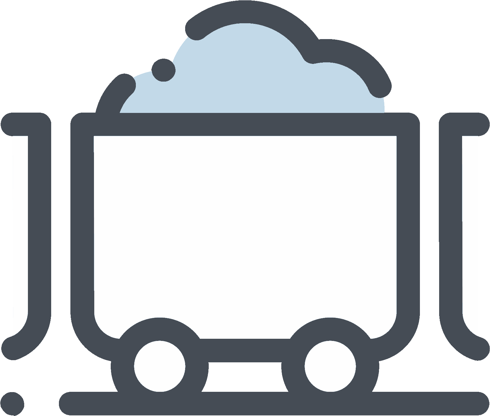 Coal Train Icon - Icon Clipart (1600x1600), Png Download