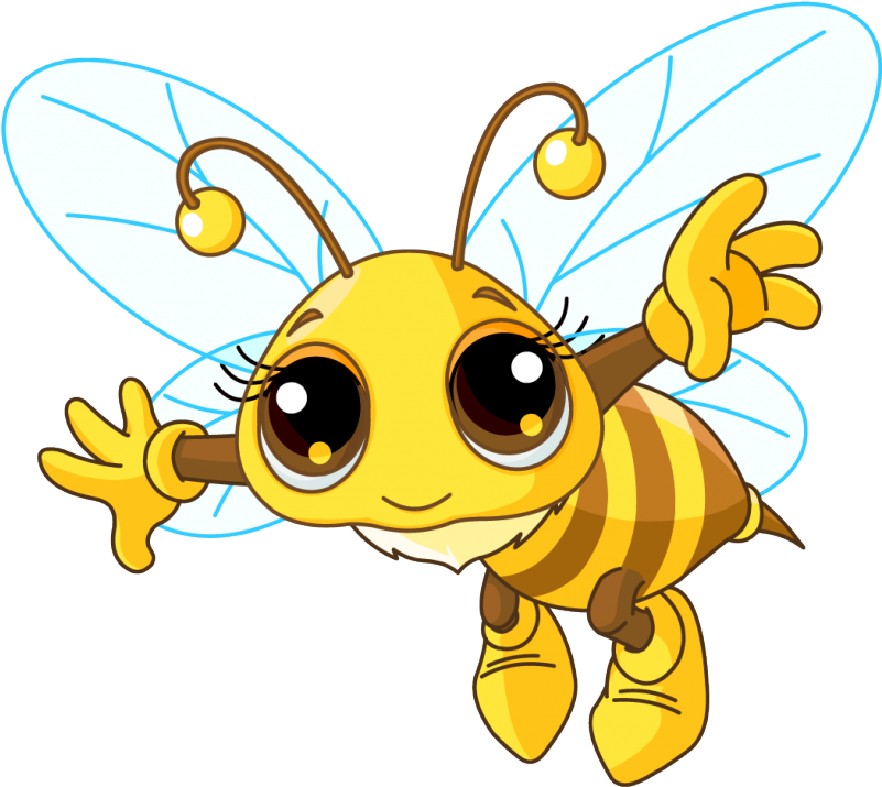 Suivant - Honey Bee Clipart Free - Png Download (800x800), Png Download