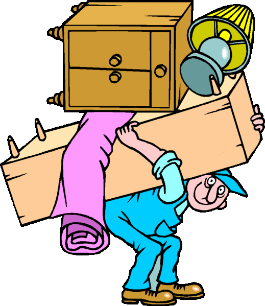 House Shifting Services - Déménagement Dessin Clipart (519x599), Png Download