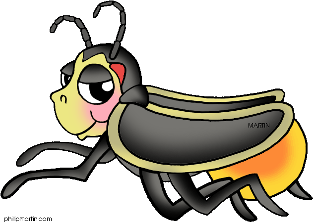 Firefly Insect Clipart Firefly Clip Art - Png Download (648x496), Png Download