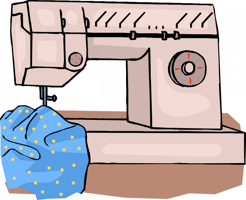 How To Sew With Quilting Cotton - Sewing Machine Clipart - Png Download (800x650), Png Download