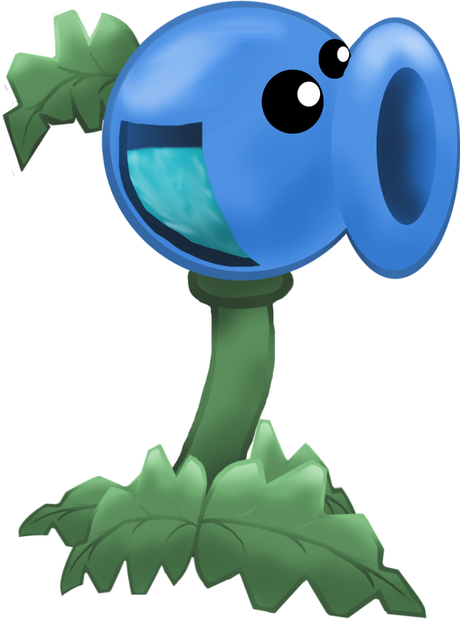 Aqua Pea - Cartoon Clipart (692x962), Png Download
