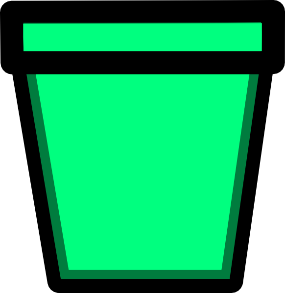 Plant Pot Clip Art - Png Download (582x598), Png Download