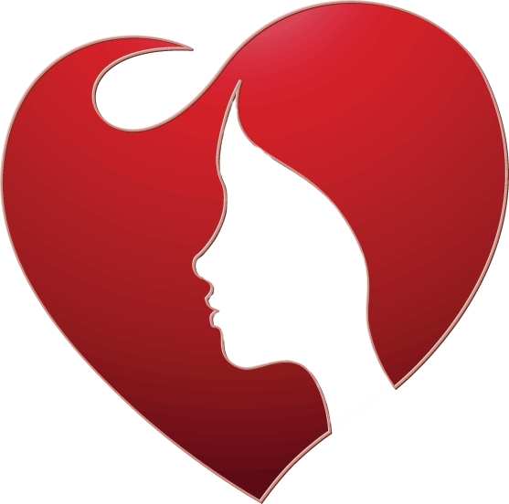 Raffle Clipart Bucket - Woman Heart - Png Download (557x552), Png Download