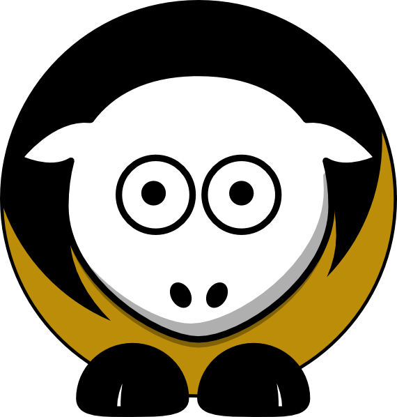 Sheep - Vanderbilt Commodores - Team Colors - College Clipart (570x598), Png Download
