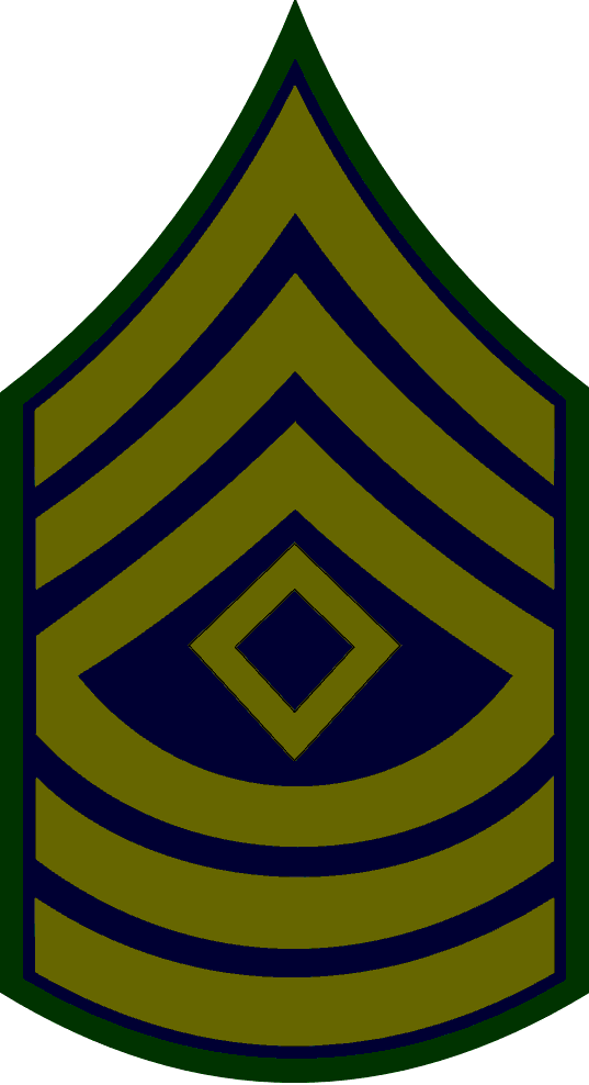 Free Download Master Sergeant Insignia Clipart Master - Master Sergeant Army Rank Svg - Png Download (537x988), Png Download