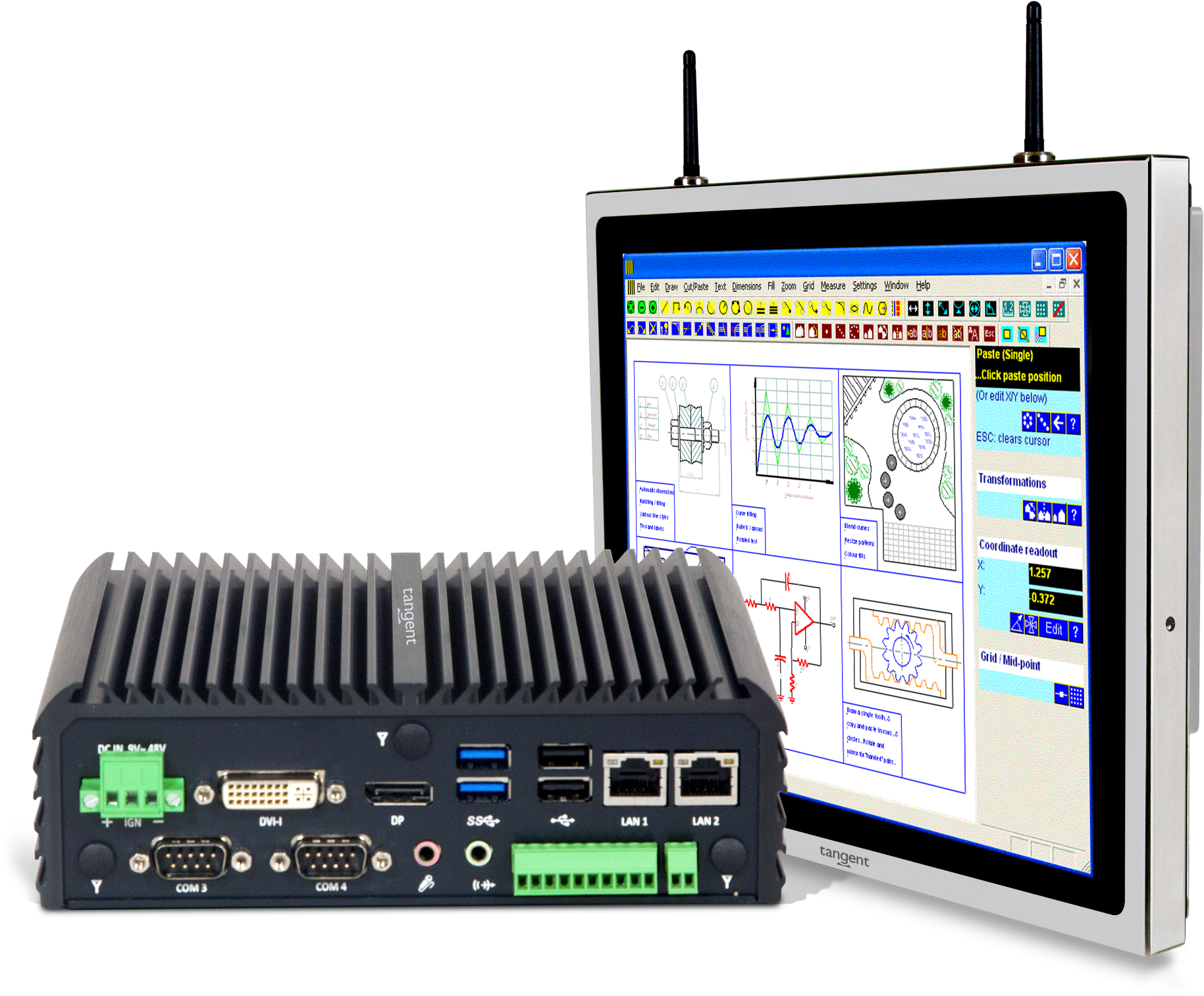 Pc Clipart Small Computer - Industrial Computers Png Transparent Png (1926x1567), Png Download