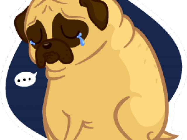 Pug Clipart (640x480), Png Download