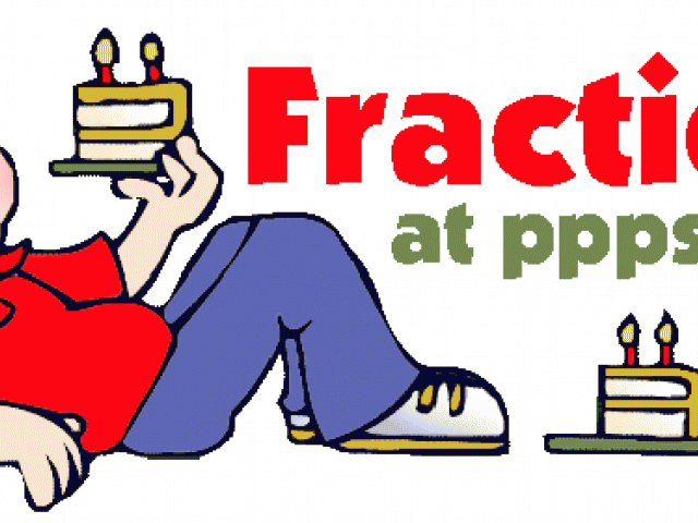 Mathematics Clipart Math Fraction - Fraction - Png Download (640x480), Png Download