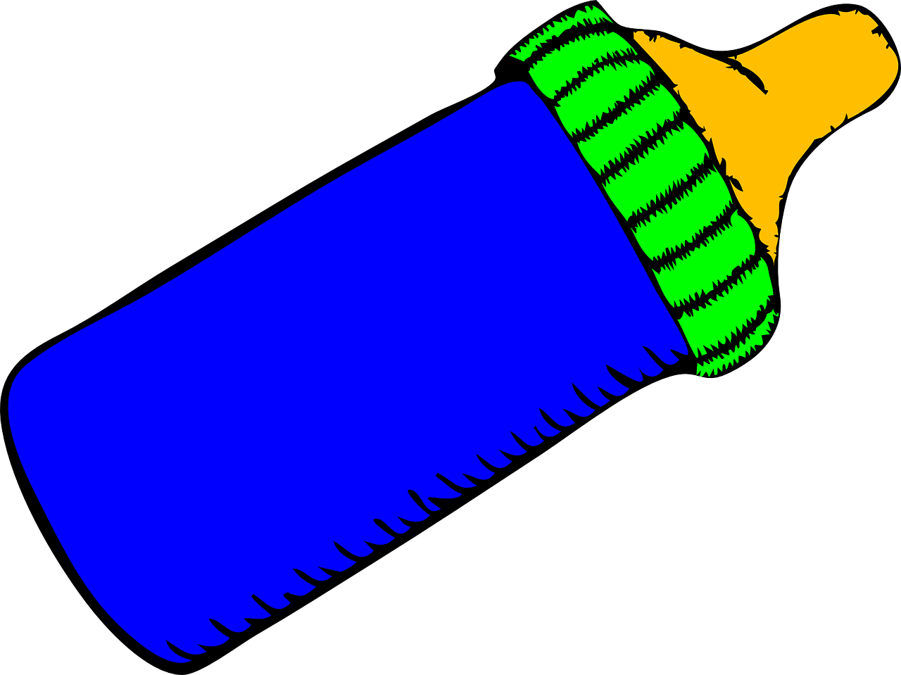 Baby Bottle Vector 9, Buy Clip Art - Baby Bottles - Png Download (960x719), Png Download