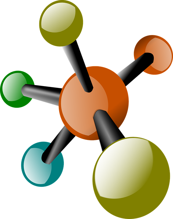 Supply Cliparts Math 16, Buy Clip Art - Molecules Clipart - Png Download (567x720), Png Download