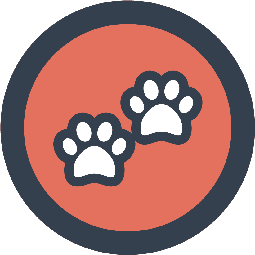 Paw Clipart Dog Training - Dog - Png Download (833x833), Png Download