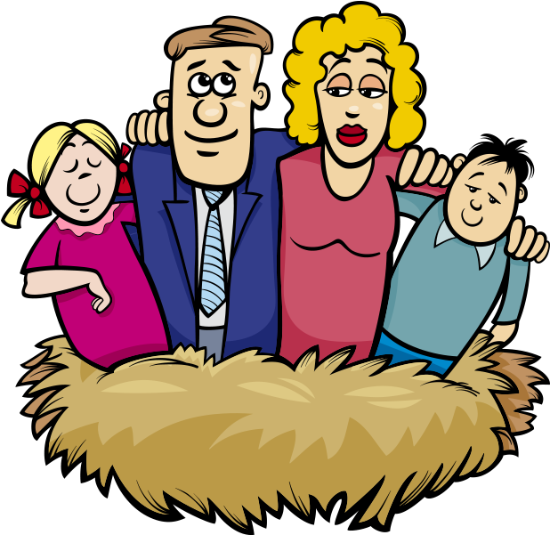 Clipart Köpek Kulübesindeki Adam - Animado Familiar - Png Download (630x600), Png Download