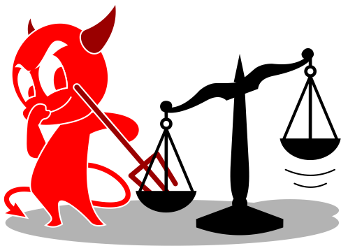 Satan Wins Bronx Traffic Ticket - Cartoon Clipart (592x592), Png Download
