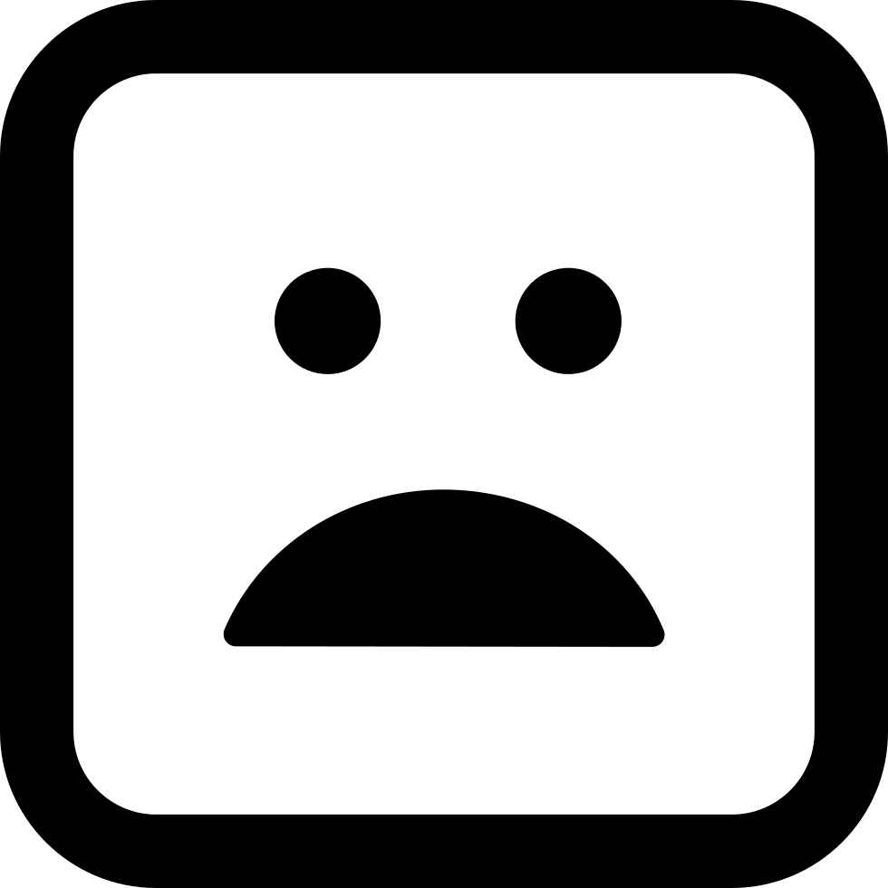 Disappointed Emoticon Face Comments - Number 6 Icon Png Clipart (980x980), Png Download