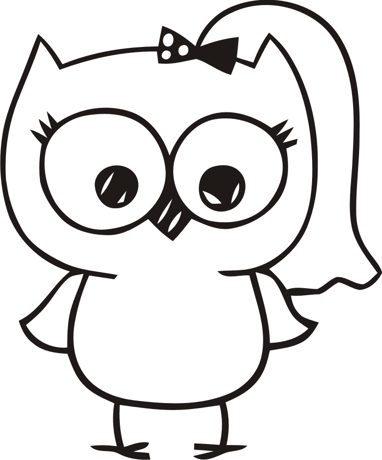 Baby Shower Infant Clip Art Transprent Png - It's A Girl Clipart Black And White Transparent Png (765x921), Png Download