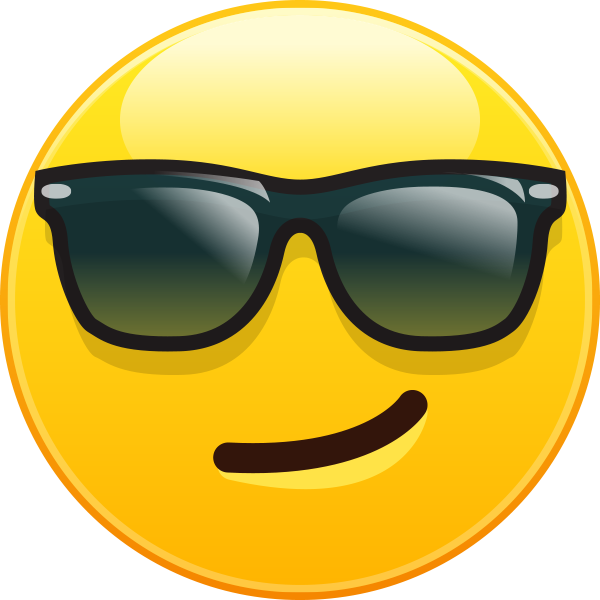 Emoticon, Smiley, Microsoft, Space Race, - Like A Boss Emoji Clipart (600x600), Png Download