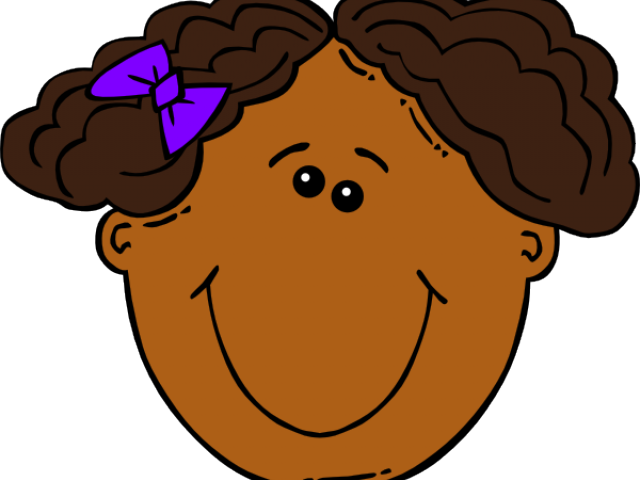 Girl Face Cartoon Clipart - Faces Clipart - Png Download (640x480), Png Download