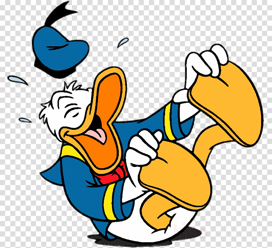 Donald Duck Laughing Clipart Donald Duck Daisy Duck - Donald Duck Laughing Cartoon - Png Download (900x820), Png Download