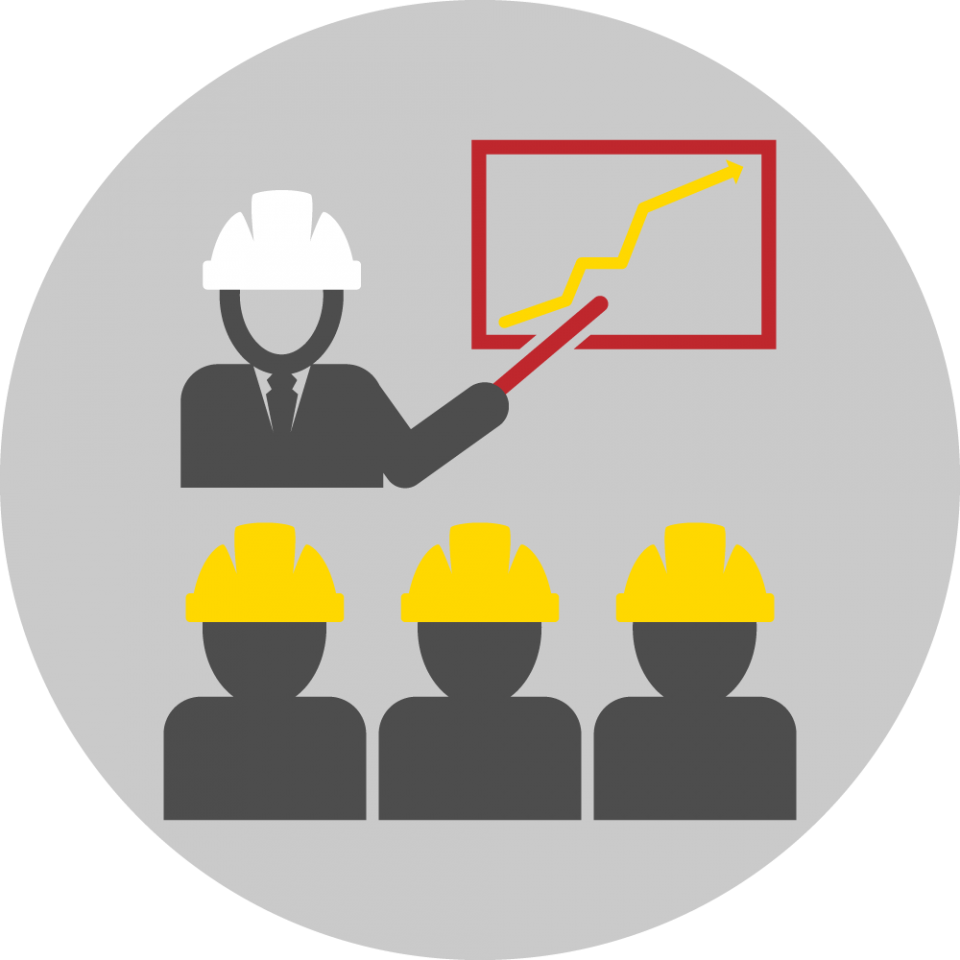 Integrated Training Consultants I 14764236 Construction - Circle Clipart (960x960), Png Download