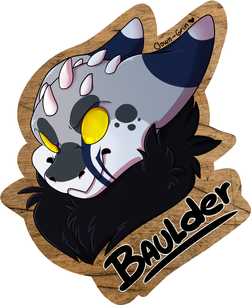 Baulder Badge - Cartoon Clipart (1024x1024), Png Download