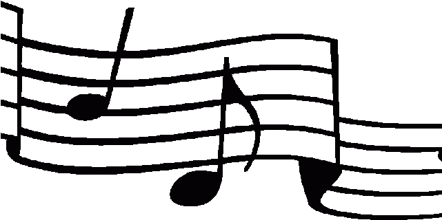 Music Notes Clipart Music Score - Blue Music Notes Png Transparent Png (640x480), Png Download
