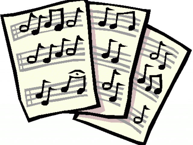 Sheet Music Pictures Free Download Clip Art - Music Sheet Clip Art - Png Download (640x480), Png Download