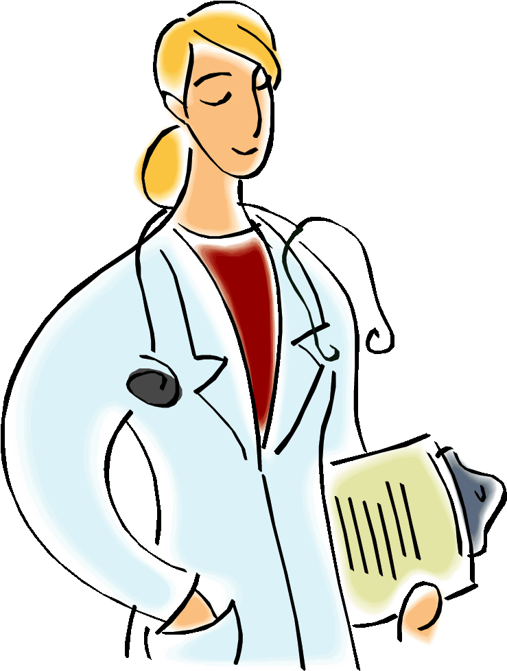 Temporary Female Doctor Tattoos Clipart (750x991), Png Download
