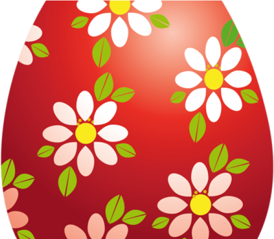 Easter Eggs Clipart Flower - Clip Art - Png Download (640x480), Png Download