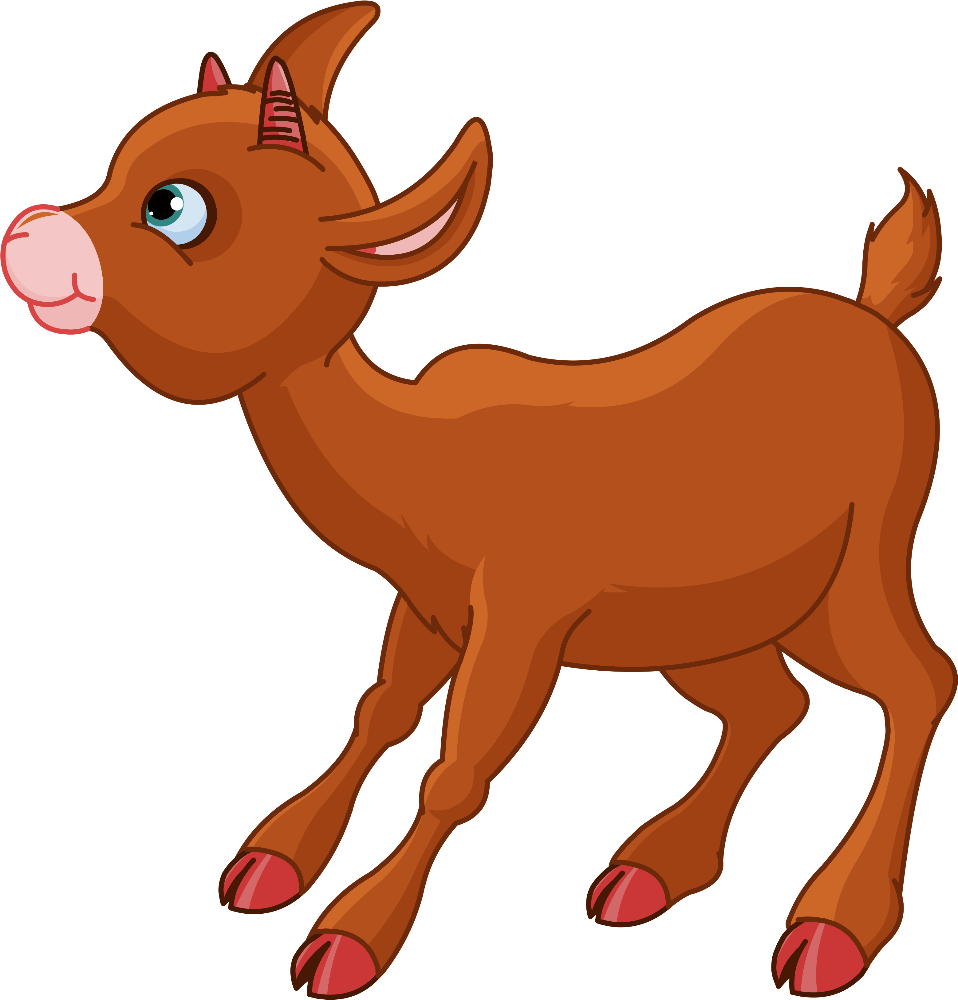 Фотки Goats, Baby Disney, Insects, Nativity, Applique, - Deer Clipart (758x800), Png Download