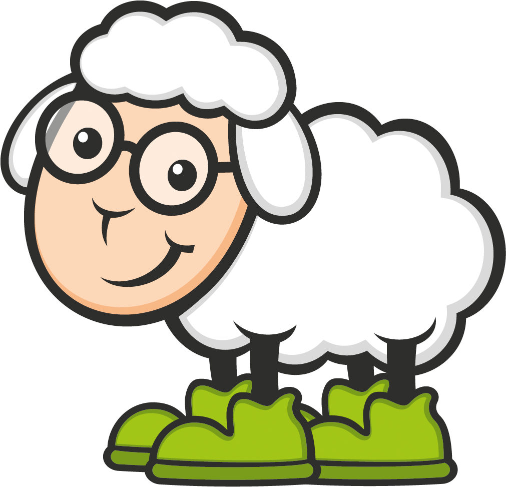 Png Format Images - Sheep Vector Png Clipart (1183x1233), Png Download