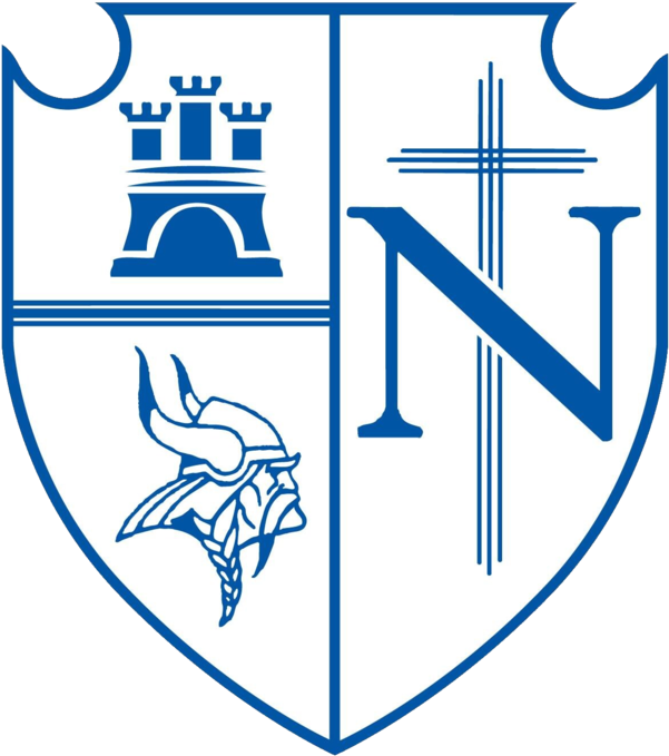 Varsity Football - Nolan Catholic High School Logo Clipart (720x720), Png Download