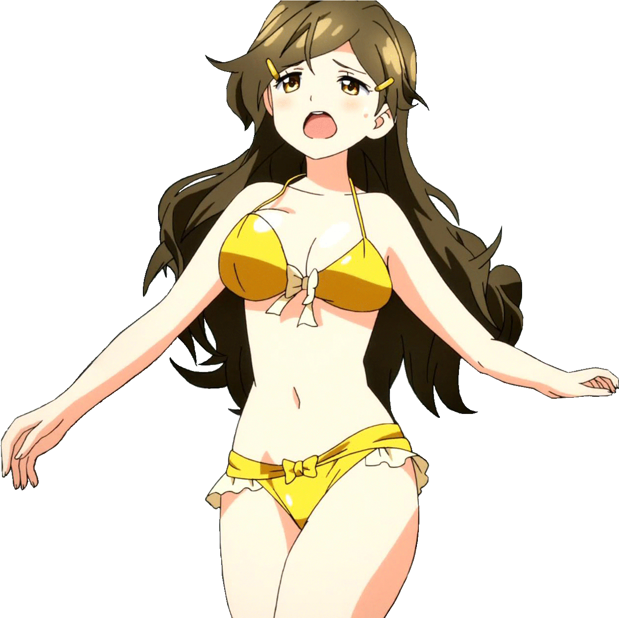 Anime Girl Gif Png Clipart (1379x1421), Png Download