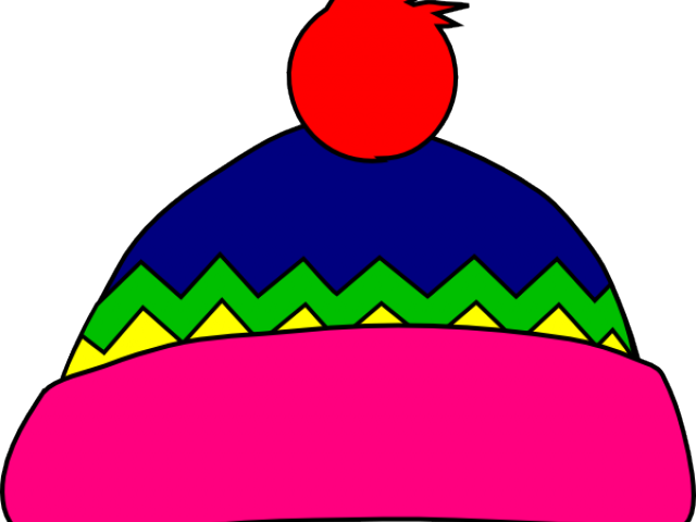 Winter Hat Clipart - Clip Art Winter Hat - Png Download (640x480), Png Download