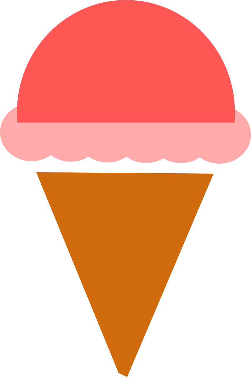 Ice Cream Cone Clip Art Download Free - Es Krim Animasi - Png Download (479x720), Png Download