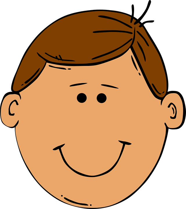 Smiling Head Cliparts 2, Buy Clip Art - Cartoon Boy Face Clip Art - Png Download (641x720), Png Download