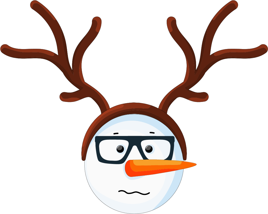 Snowman Clipart (1356x1459), Png Download