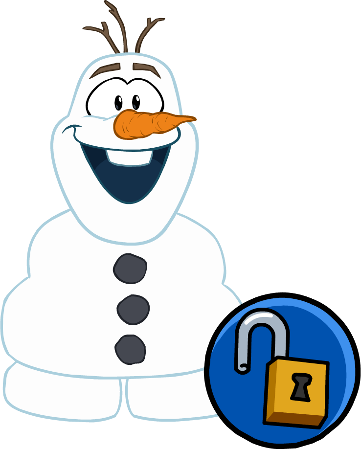 Graphic Free Stock Image S Costume Unlockable Icon - Club Penguin Olaf Costume Clipart (738x918), Png Download