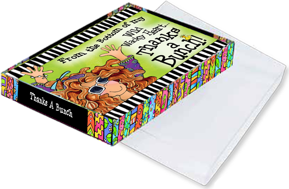 From The Bottom Of My Wild Wacky Heart Thanks A Bunch - Table Clipart (969x633), Png Download