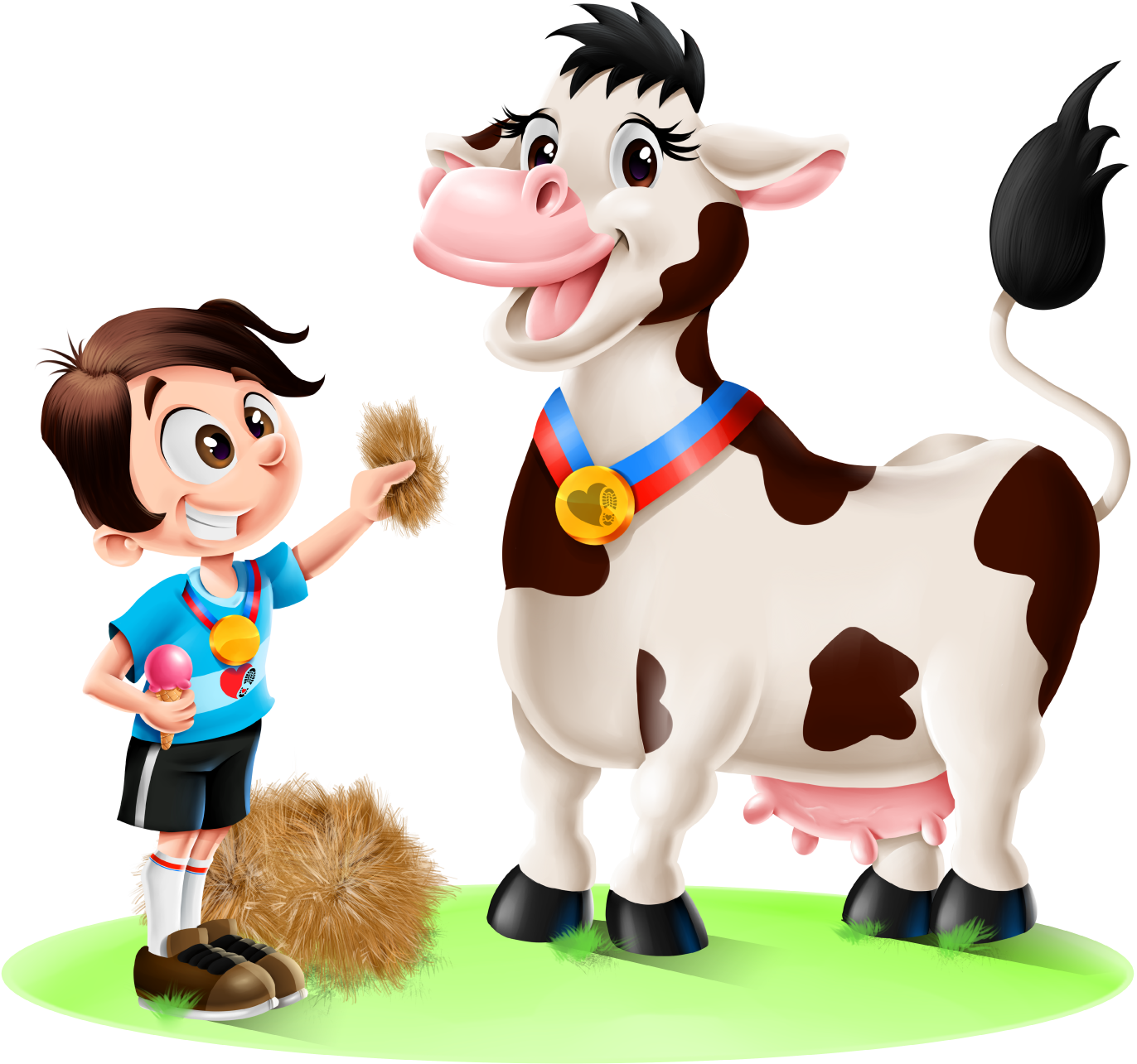 Contact Us - Cows Dairy Month Clipart - Png Download (1440x1344), Png Download